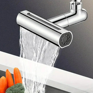 1+1 CADOU Extensie robinet 3 in 1, 360°, 3 moduri de functionare, cupru, argintiu PromotiiZilnice