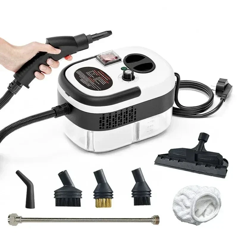 Aparat Portabil de Curățat cu Abur 2500W – 6 Trepte, 105°C, Accesorii Multiple