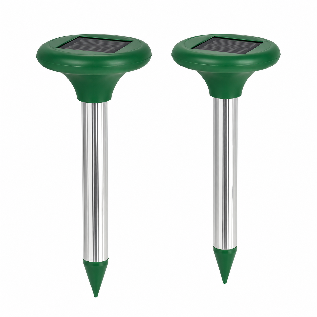 Set 2 Aparate Solare Anti-Cârtițe cu Ultrasunete – Protecție pentru Grădină până la 700 m²