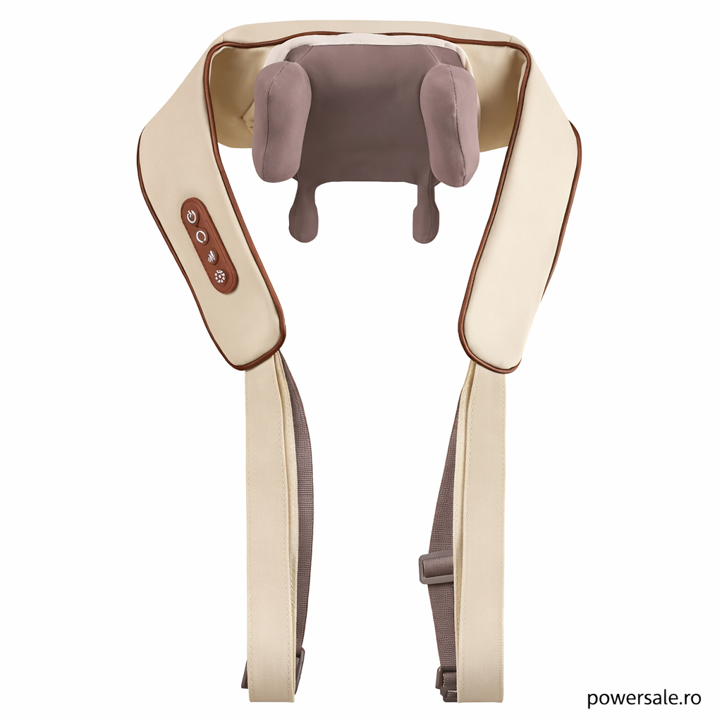 Aparat Electric Masaj pentru Gât, Umeri, Picioare și Corp – Masaj Multifuncțional cu Căldură