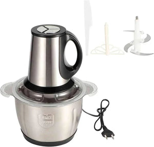 Tocator electric carne si legume, 4 lame inox, 2 viteze, capacitate mare, bol inox - PromotiiZilnice