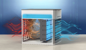 Set 2 Bucăți Mini Răcitor de Aer Portabil Arctic Air Cooler, Umidificare și Purificare Aer, Alimentare USB, LED 7 Culori PromotiiZilnice
