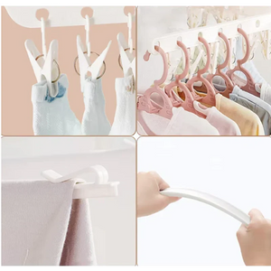 Uscator de rufe vertical, cu 3 niveluri rotative, 1 nivel cu clesti, pliabil, uscor de depozitat, din metal si plastic, alb/argintiu PromotiiZilnice