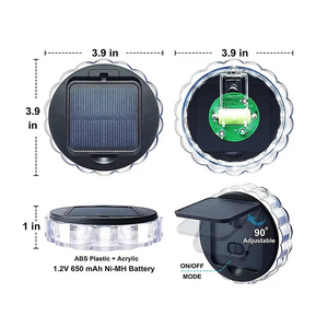 Pachet 4+2 CADOU Lampi Exterior Calitate APF de Perete/ Gard cu panou Pentru iluminare Gradina/ Terasa, rezistenta la apa PromotiiZilnice