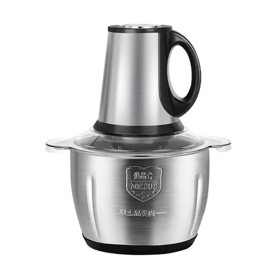 Tocator electric carne si legume, 4 lame inox, 2 viteze, capacitate mare, bol inox - PromotiiZilnice