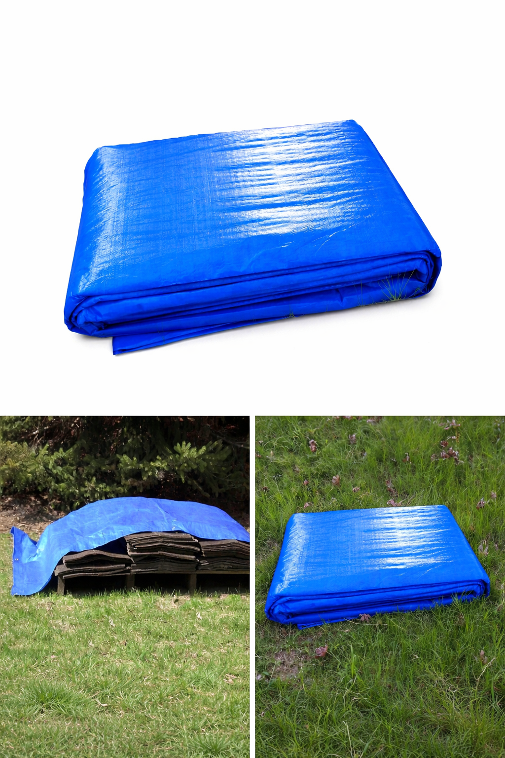 Set 2 Prelata impermeabila 4x5 m – protectie pentru lemne, utilaje, acoperire curte, camping