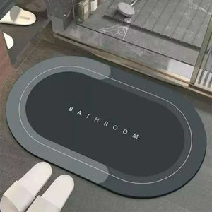Covoras Antiderapant pentru Baie, 87x57 cm, Absorbant, Uscare Rapida - PromotiiZilnice