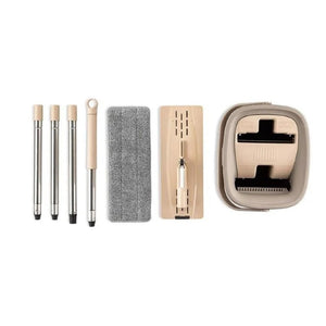 Mop cu Galeata Dubla, Pliabil, Microfibra, Capacitate 8L, Design Compact - PromotiiZilnice