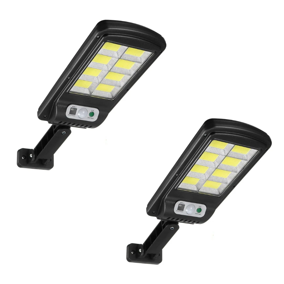 Set 2 Lampi Solare, Jortan, 100W, 160 LED COB, Senzor Miscare - PromotiiZilnice
