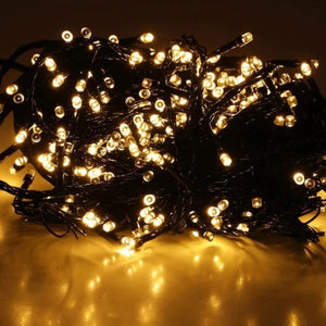 Instalatie De Craciun, 100 m, 480 LED -uri, Jocuri de Lumini, Pentru Exterior/Interior - PromotiiZilnice