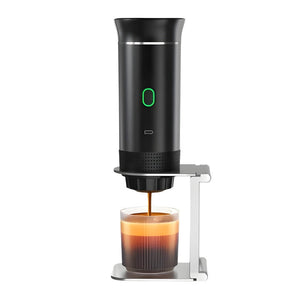 Espressor portabil pentru capsule, Coffeedot, negru - PromotiiZilnice