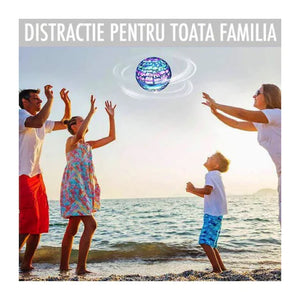 Minge zburatoare tip drona, lumini LED, incarcare USB, cu controller PromotiiZilnice