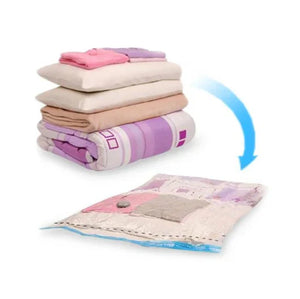 Saci de vidat haine, set de 4 bucati, pentru depozitare sigura 70 x 100 - PromotiiZilnice