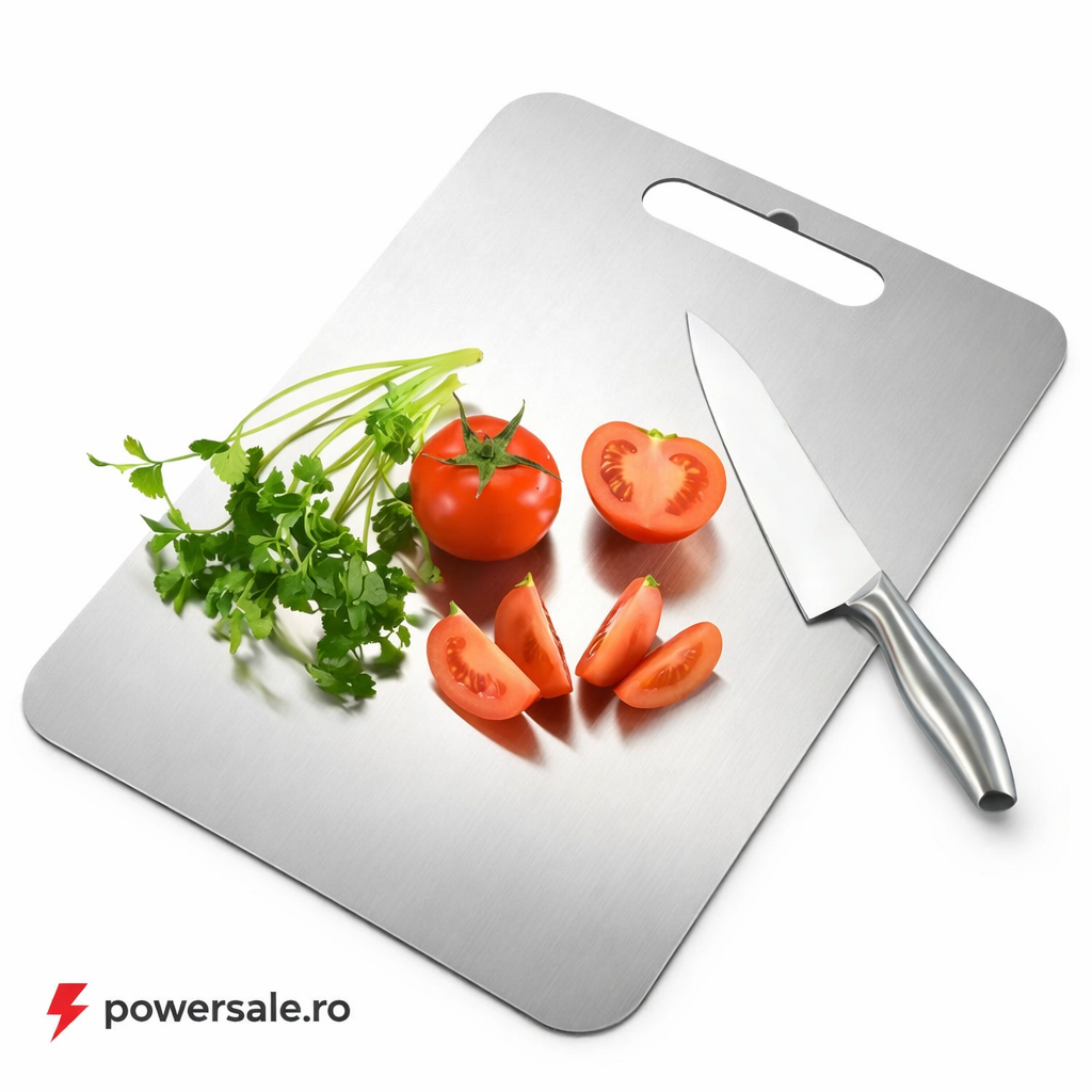 Set 2 tocatoare de bucatarie din otel inoxidabil, rezistente si usor de curatat, 35 x 24 cm PromotiiZilnice