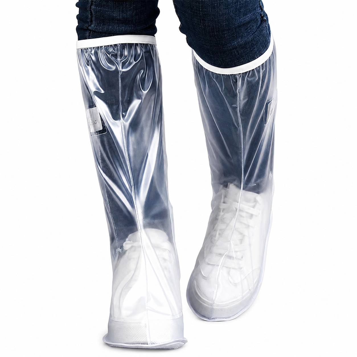 Set 2 Huse Impermeabile pentru Încălțăminte, PVC Transparent Antiderapant, Protecție Ploaie și Noroi, Reutilizabile, Unisex