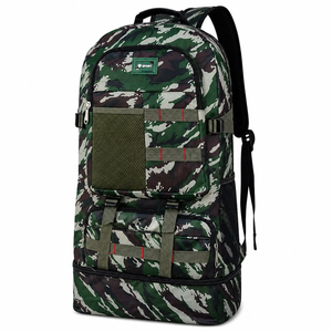 Rucsac Camuflaj 90 cm Mare – Ghiozdan Multifunctional pentru Drumetii, Calatorii si Camping PromotiiZilnice
