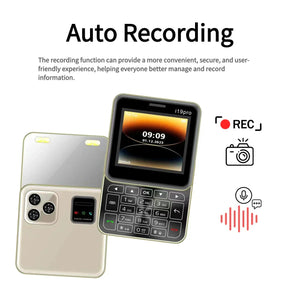 Telefon Mini i19 Pro Slide Button – 2.4", Dual SIM, 2G GSM, camera, FM, Bluetooth, butoane, deblocat - PromotiiZilnice