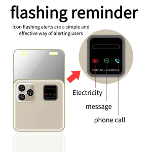 Telefon Mini i19 Pro Slide Button – 2.4", Dual SIM, 2G GSM, camera, FM, Bluetooth, butoane, deblocat - PromotiiZilnice