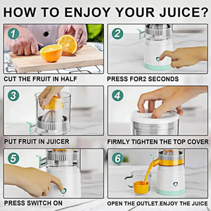 Storcător portabil electric pentru citrice, USB, 45W PromotiiZilnice