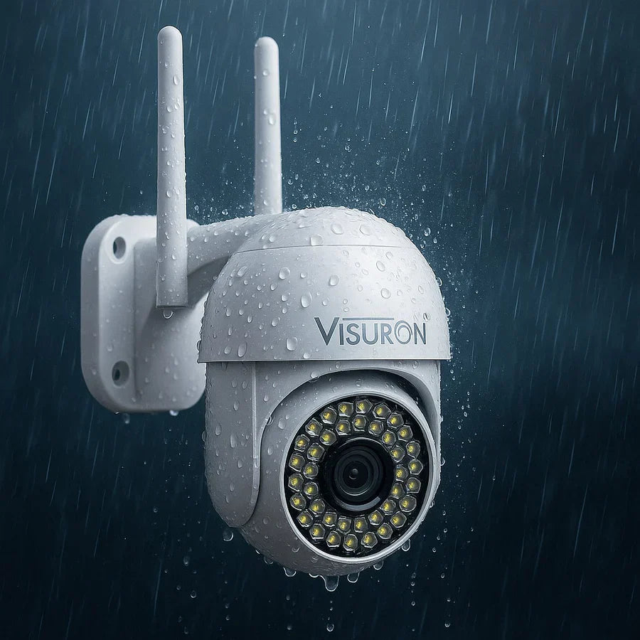 Set 2 Camere Supraveghere Wi-Fi Visuron  – Viziune Nocturnă, 38 LED IR, Full HD 1080p - PromotiiZilnice