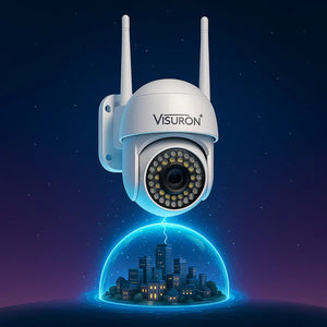 Set 2 Camere Supraveghere Wi-Fi Visuron  – Viziune Nocturnă, 38 LED IR, Full HD 1080p - PromotiiZilnice