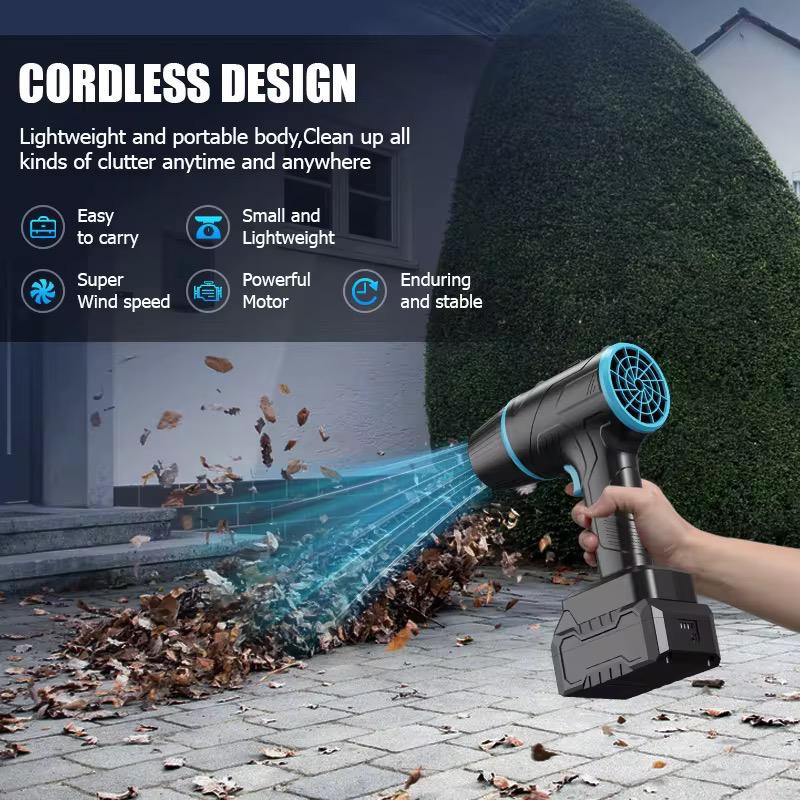 Suflantă Turbo Auto Portabilă 1050W, 35.000 RPM – Putere Mare 180 km/h, 6 m³/min – Ideală pentru Uscare Mașină, Îndepărtare Frunze, Praf și Apă - PromotiiZilnice