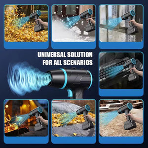 Suflantă Turbo Auto Portabilă 1050W, 35.000 RPM – Putere Mare 180 km/h, 6 m³/min – Ideală pentru Uscare Mașină, Îndepărtare Frunze, Praf și Apă - PromotiiZilnice