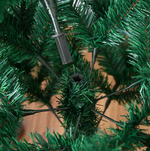 Brad de Craciun artificial, inaltime 180cm, Instalatie 50 m, accesorii incluse - PromotiiZilnice