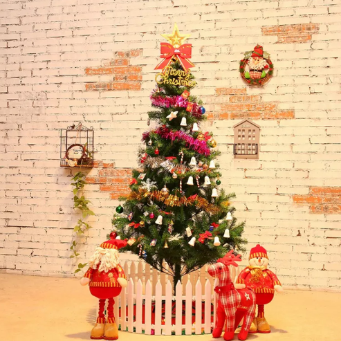 Brad de Craciun artificial, inaltime 180cm, Instalatie 50 m, accesorii incluse - PromotiiZilnice