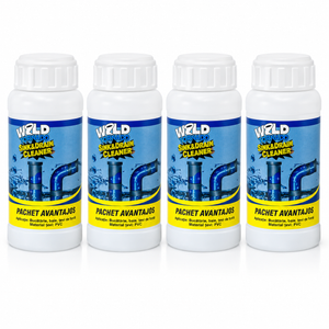 Set 4 Bucati Solutie Desfundat Tevi Wild Tornado Sink & Drain Cleaner, 110g, Actiune Rapida pentru Chiuveta, WC, Dus si Canalizare, Curatare Puternica, Elimina Mirosurile Neplacute PromotiiZilnice