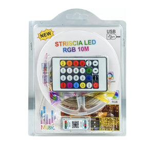 Set 2 Instalatii LED RGB 10m, Multicolor, Aplicatie Telefon, Intensitate Reglabila PromotiiZilnice