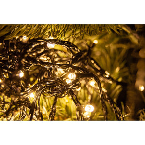 Instalatie De Craciun, 100 m, 480 LED -uri, Jocuri de Lumini, Pentru Exterior/Interior - PromotiiZilnice