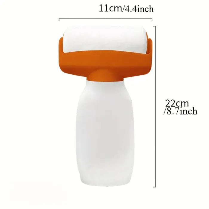 2 X Trafalet Multifunctional cu Rola si Rezervor Reutilizabil, pentru Repararea si Curatarea Peretilor, Lavabila Alba Inclusa, 500ml - PromotiiZilnice