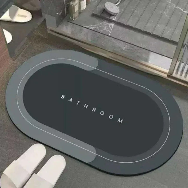 Covoras Antiderapant pentru Baie, 87x57 cm, Absorbant, Uscare Rapida - PromotiiZilnice