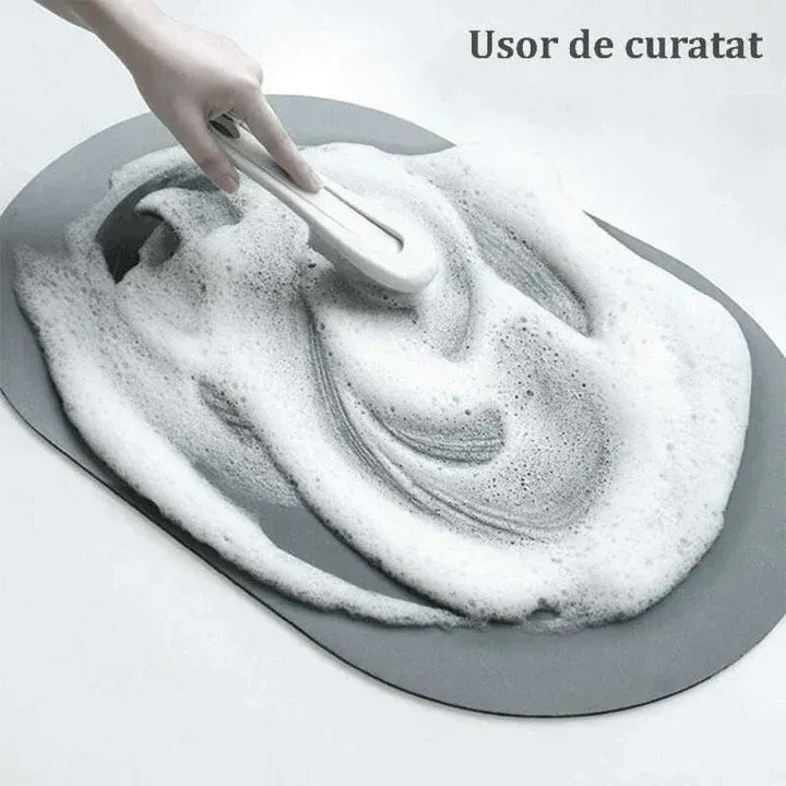 Covoras Antiderapant pentru Baie, 87x57 cm, Absorbant, Uscare Rapida - PromotiiZilnice