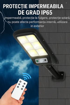 Set 2 Lampi Solare, Jortan, 100W, 160 LED COB, Senzor Miscare - PromotiiZilnice