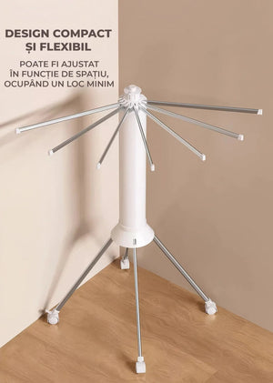 Uscator de Rufe Tip Caracatita ProDry, Mobil si Pliabil, Brate Metalice - PromotiiZilnice