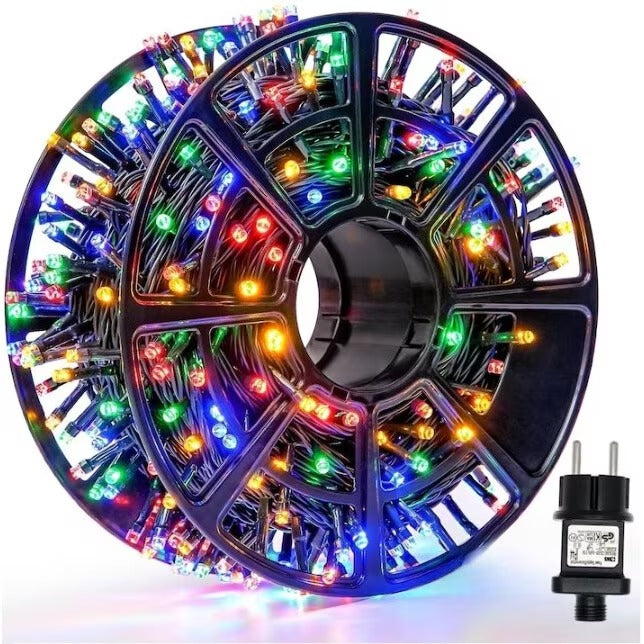 Brad de Craciun artificial, inaltime 180cm, Instalatie 50 m, accesorii incluse - PromotiiZilnice