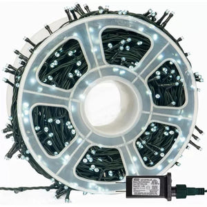 Set 2 x Instalatie Liniara Rola 50 m, Interior/Exterior , 300 LED-uri, Alb Rece, Albastru PromotiiZilnice