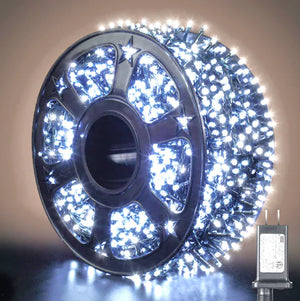 Set 2 x Instalatie Liniara Rola 50 m, Interior/Exterior , 300 LED-uri, Alb Rece, Albastru PromotiiZilnice
