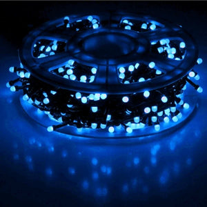 Set 2 x Instalatie Liniara Rola 50 m, Interior/Exterior , 300 LED-uri, Alb Rece, Albastru PromotiiZilnice