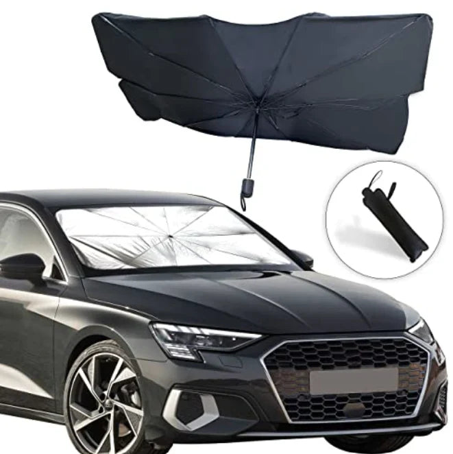 Parasolar Auto Pliabil, Dimensiune 79 x 130 cm, Protecție Completă pentru Parbriz PromotiiZilnice