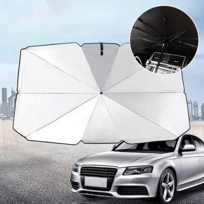 Parasolar Auto Pliabil, Dimensiune 79 x 130 cm, Protecție Completă pentru Parbriz PromotiiZilnice