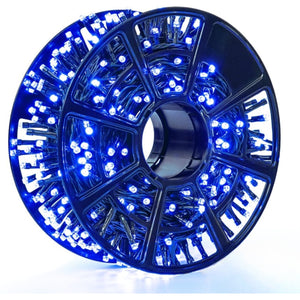 Instalatie De Craciun, 100 m, 480 LED -uri, Jocuri de Lumini, Pentru Exterior/Interior - PromotiiZilnice