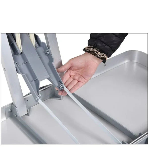 Set Masa pliabila Picnic tip Geamantan cu 4 Scaune din Aluminiu - PromotiiZilnice