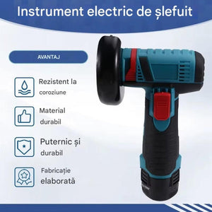 Set portabil 2 în 1: Mașină de găurit de 48 V și polizor unghiular de 10.000 RPM cu baterii, discuri de tăiere și accesorii - PromotiiZilnice