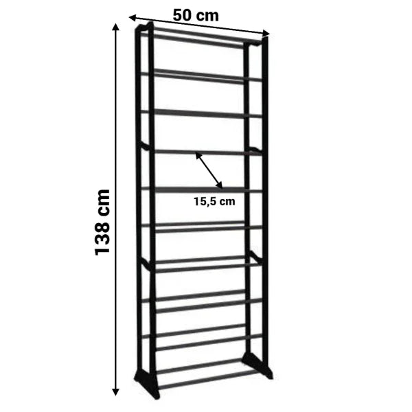 Set 2 x Suport de încaltaminte, inalt, pentru 30 de perechi PromotiiZilnice