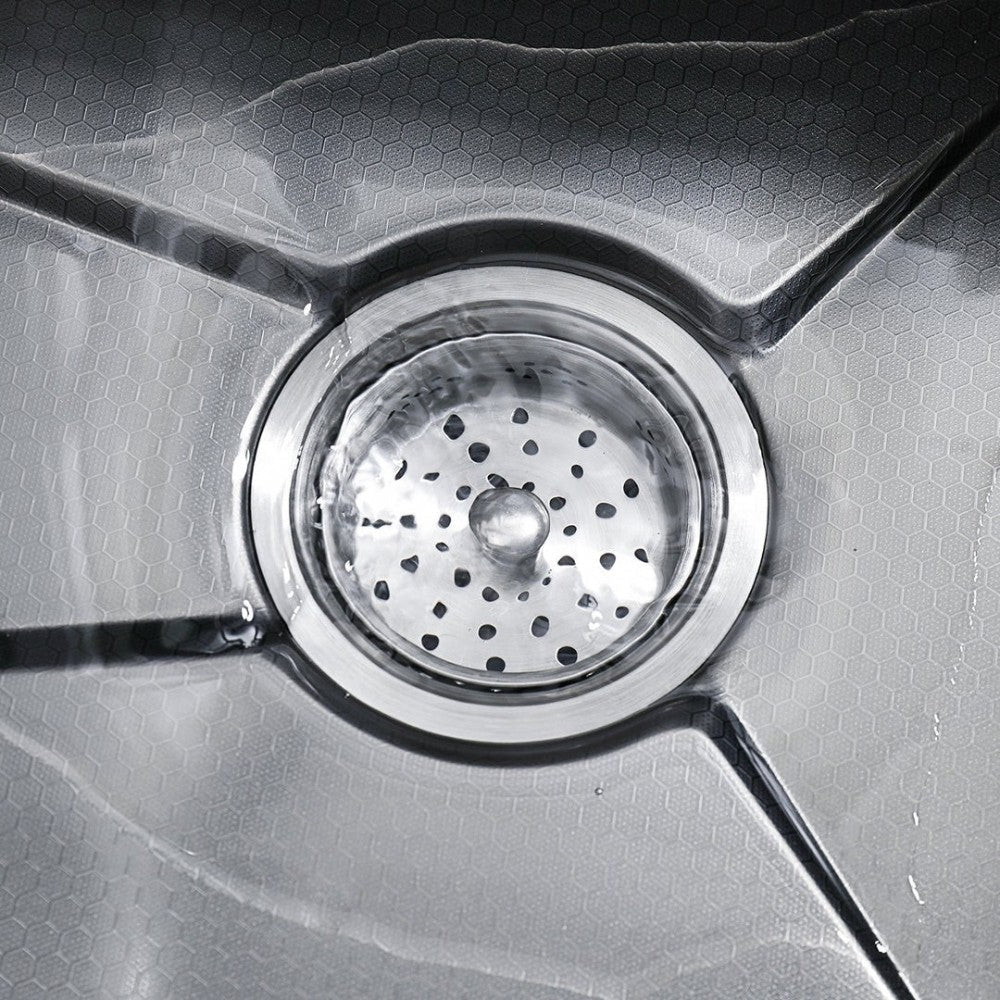 Chiuveta Bucătărie Multifuncțională cu LED – Inox Premium, Gri Închis, 75x45 cm – Puterea Tehnologiei și Designului în Bucătăria Ta PromotiiZilnice