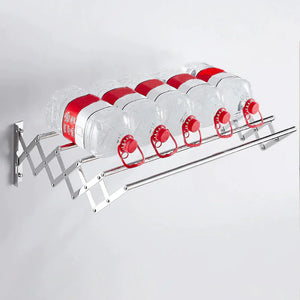 Uscator rufe din aluminiu, retractabil, cu prindere in perete 70cm PromotiiZilnice