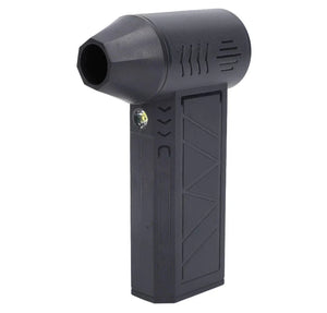 Suflanta aer portabila, indicator baterie, turbo fan, 130000 RPM, 4 trepte de putere, baterie 5000 mAh, negru cu 2 acumulatori PromotiiZilnice